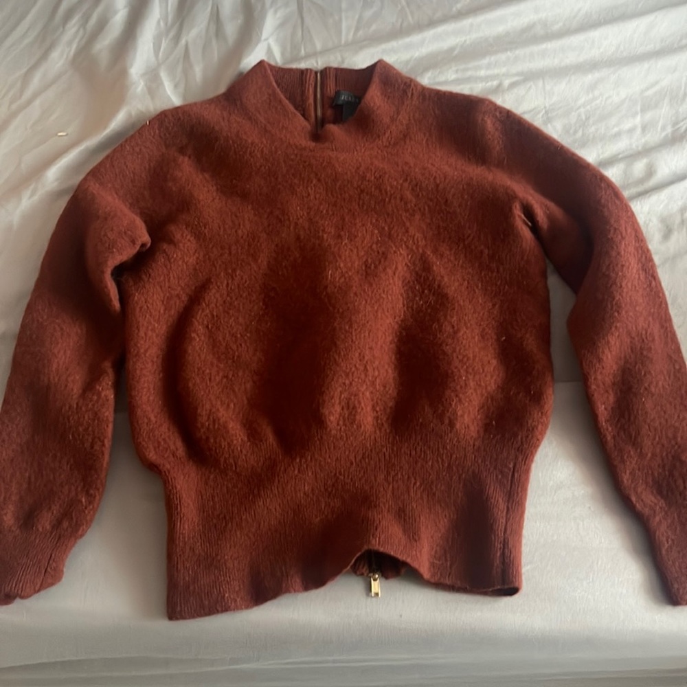 Orange J. Crew Sweater